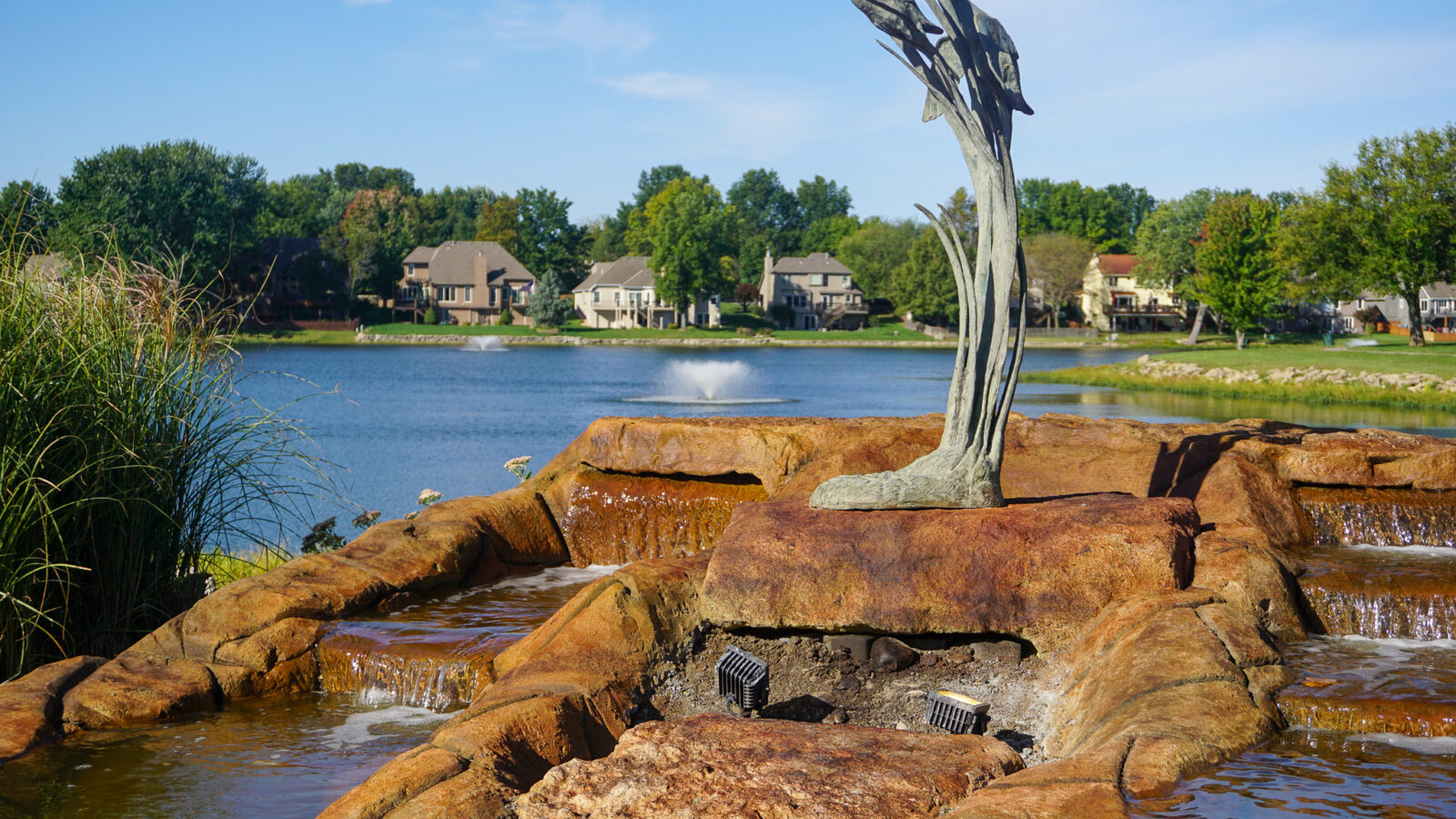 Raintree Lake Water Feature