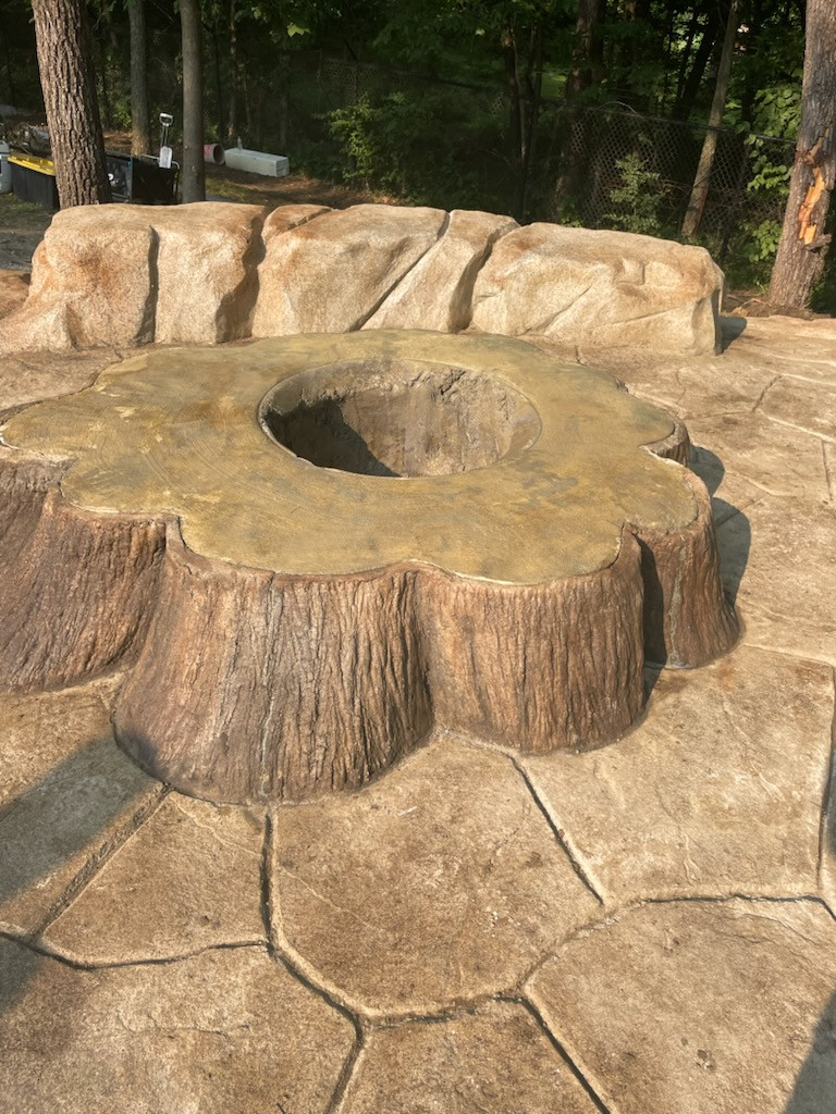 Tree Stump Firepit
